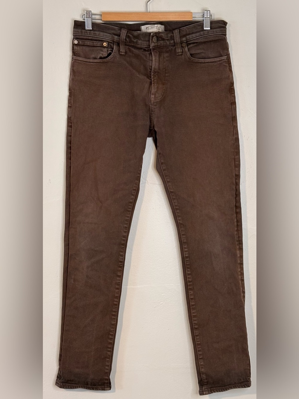 Madewell Jeans Brown Acid Washed Men’s Size 31W x 32L Slim Fit
